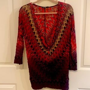 NIC+Zoe V-Neck Long Sleeve Top